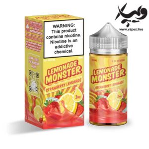 جویس توت فرنگی لیموناد مانستر Lemonade Monster Strawberry 100ML